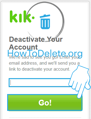 deactivate kik howtodelete delete
