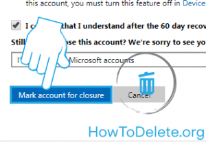Skype delete mark for closure 