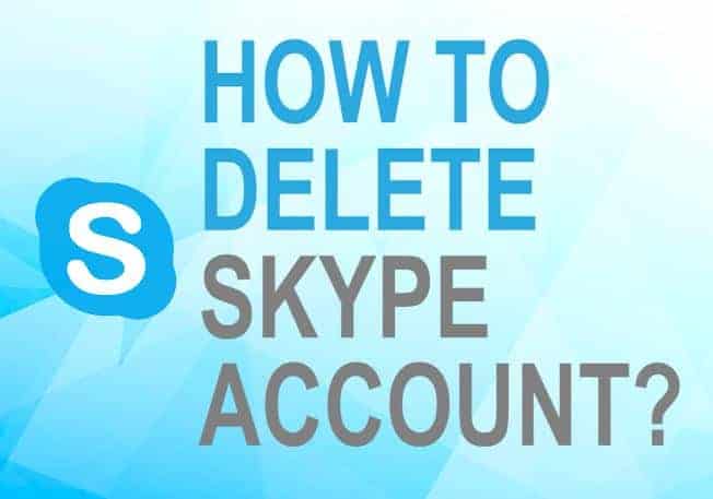 Delete Skype Account