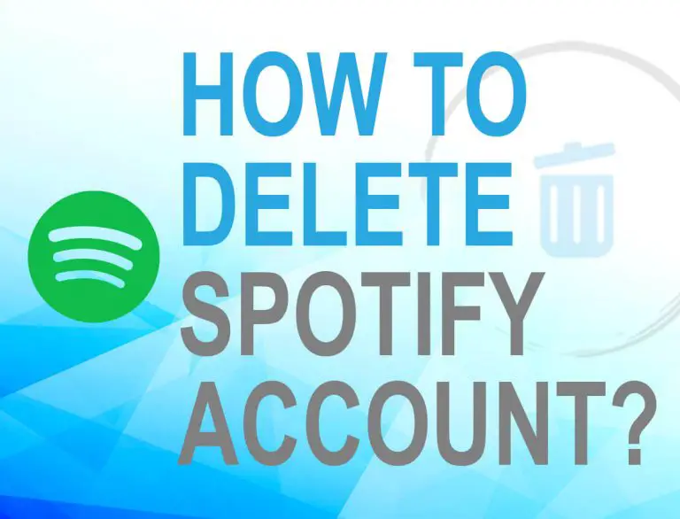 Delete Spotify account