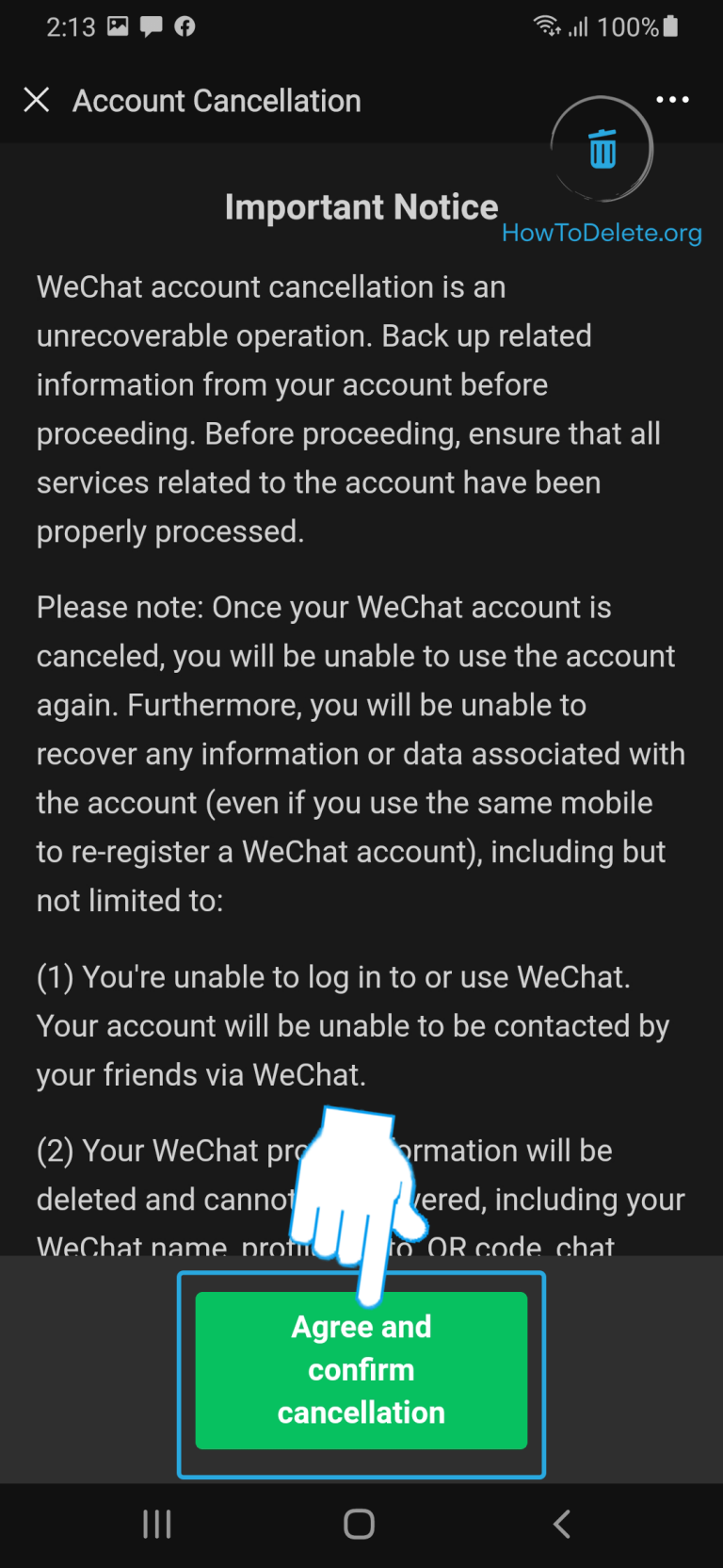 wechat channel not showing