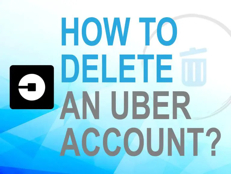Delete Uber account