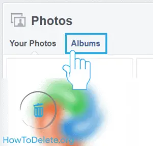 facebook album delete