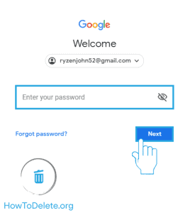 google account removal
