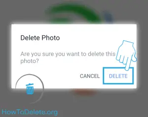 facebook mobile photo delete confirmation