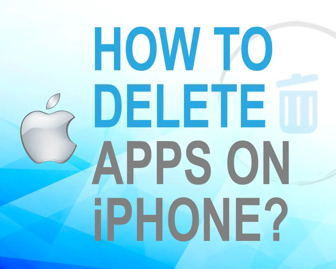 How to Delete apps on iPhone? Uninstall apps from your iPhone.