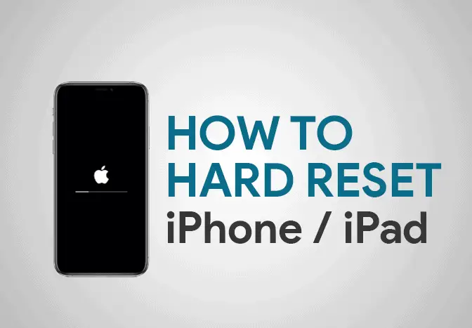 How To Hard Reset iPhone/iPad