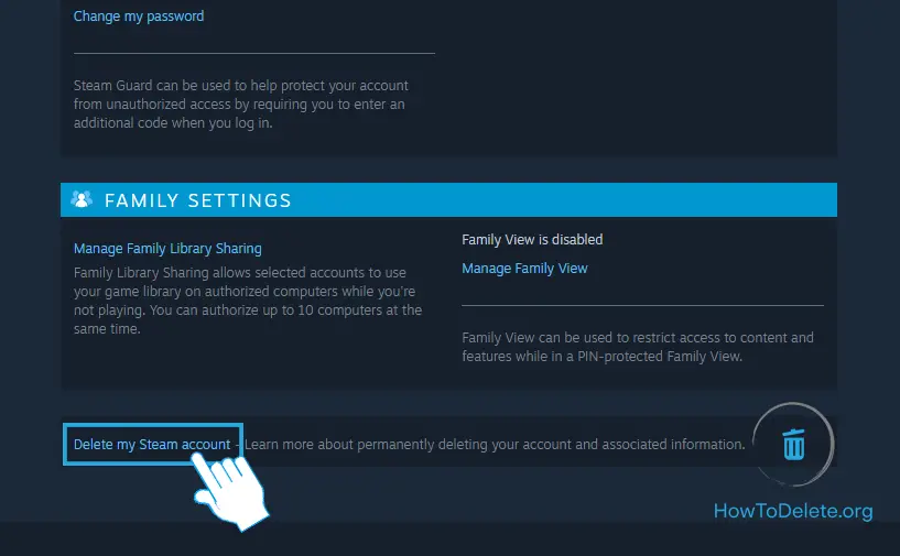 How to Delete a Steam Account [Full Guide] - HowToDelete