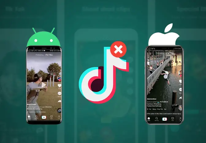 Delete Tiktok on Android and iPhone