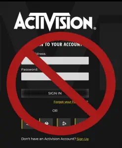 how to delete activision account